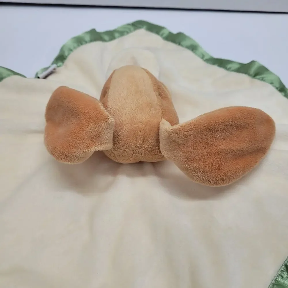 Guess How Much I Love You Bunny Rabbit Plush Security Baby Blanket Lovey Green